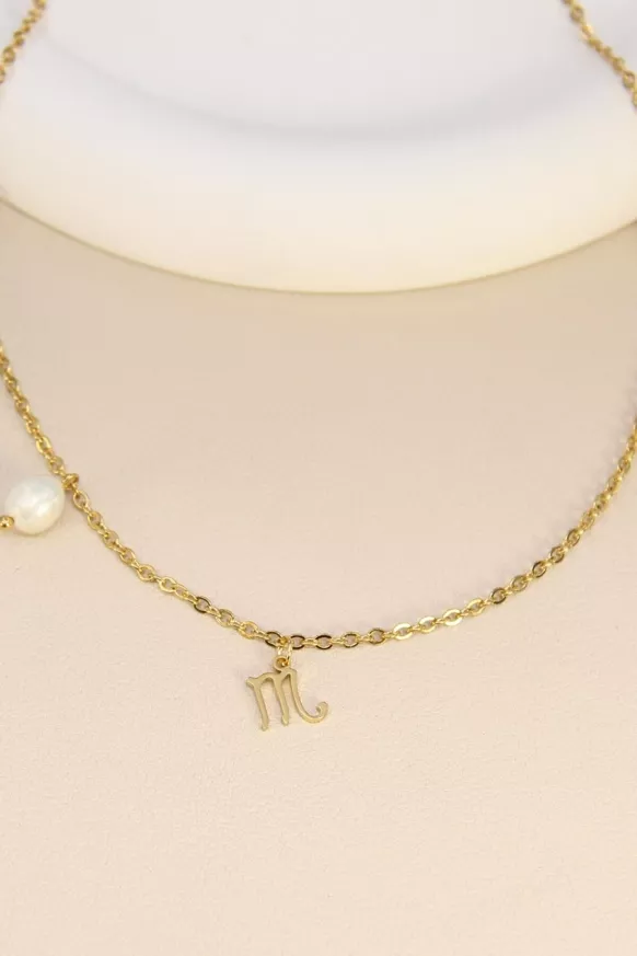 Collier signe astrologique Scorpion.