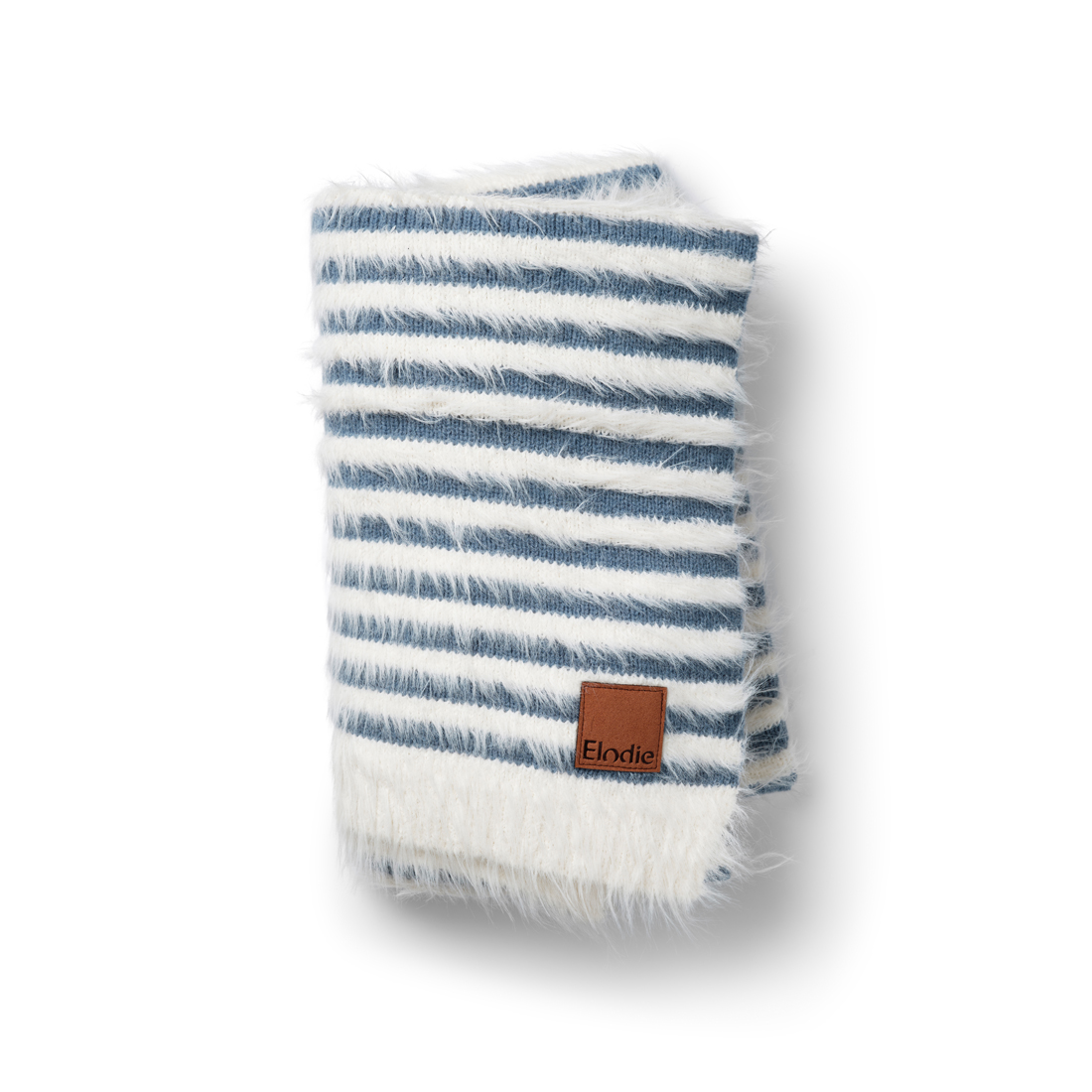 Couverture Tricotée Douillette – Berry Blue.