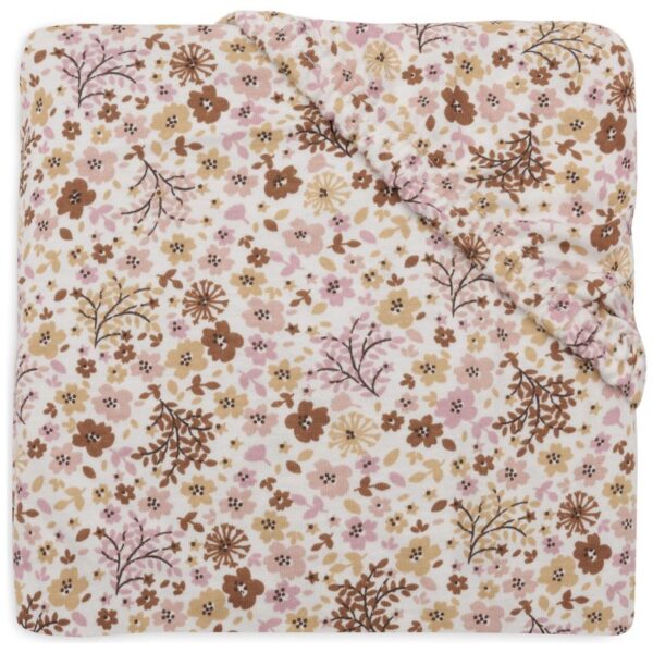 Jollein drap housse jersey 60x120cm Flower Fairies.