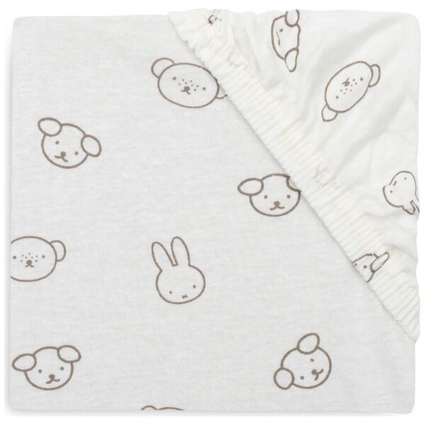 Jollein drap housse jersey 60x120cm Miffy and Friends.