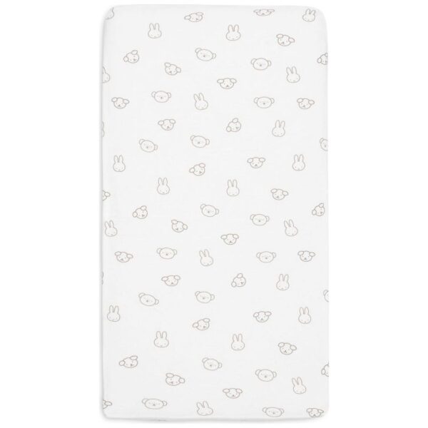 Jollein drap housse jersey 60x120cm Miffy and Friends. - Image 3