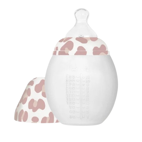 Biberon Elhée 330 ml « graouu pink ».