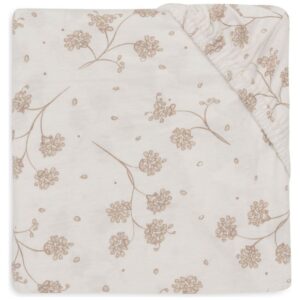 Jollein drap housse jersey 60x120cm Leafy Dreams.