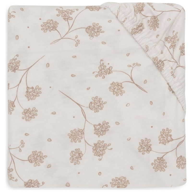Jollein drap housse jersey 60x120cm Leafy Dreams.