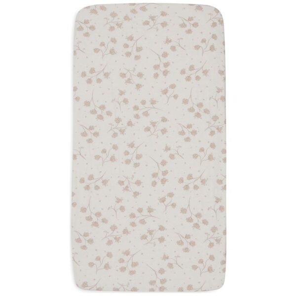 Jollein drap housse jersey 60x120cm Leafy Dreams. - Image 2