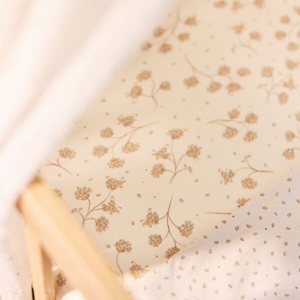 Jollein drap housse jersey 60x120cm Leafy Dreams. - Image 3