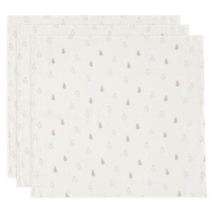 Lot de 3 Petits Langes Happy Miffy Nougat – Jollein.