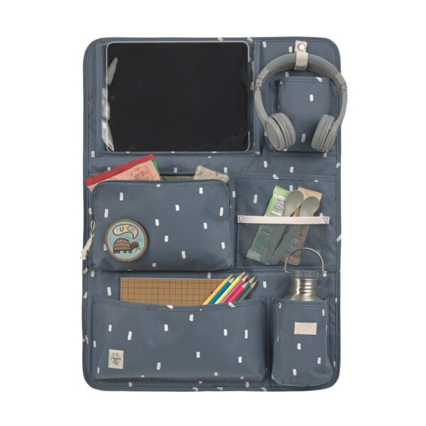 Organisateur de voiture - Happy Prints bleu nuit.