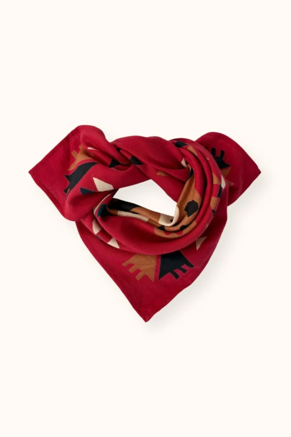 Apaches Collections – Small Foulard Manika « Rajah » Fire.