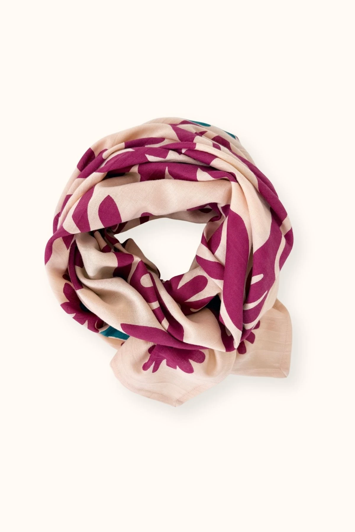 Apaches Collections – Big Foulard Latika « Rita » Macadamia.