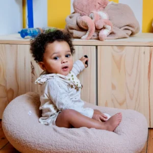 Nid Bag « Teddy » – Housse pour coussin d&rsquo;allaitement / Sac de rangement.