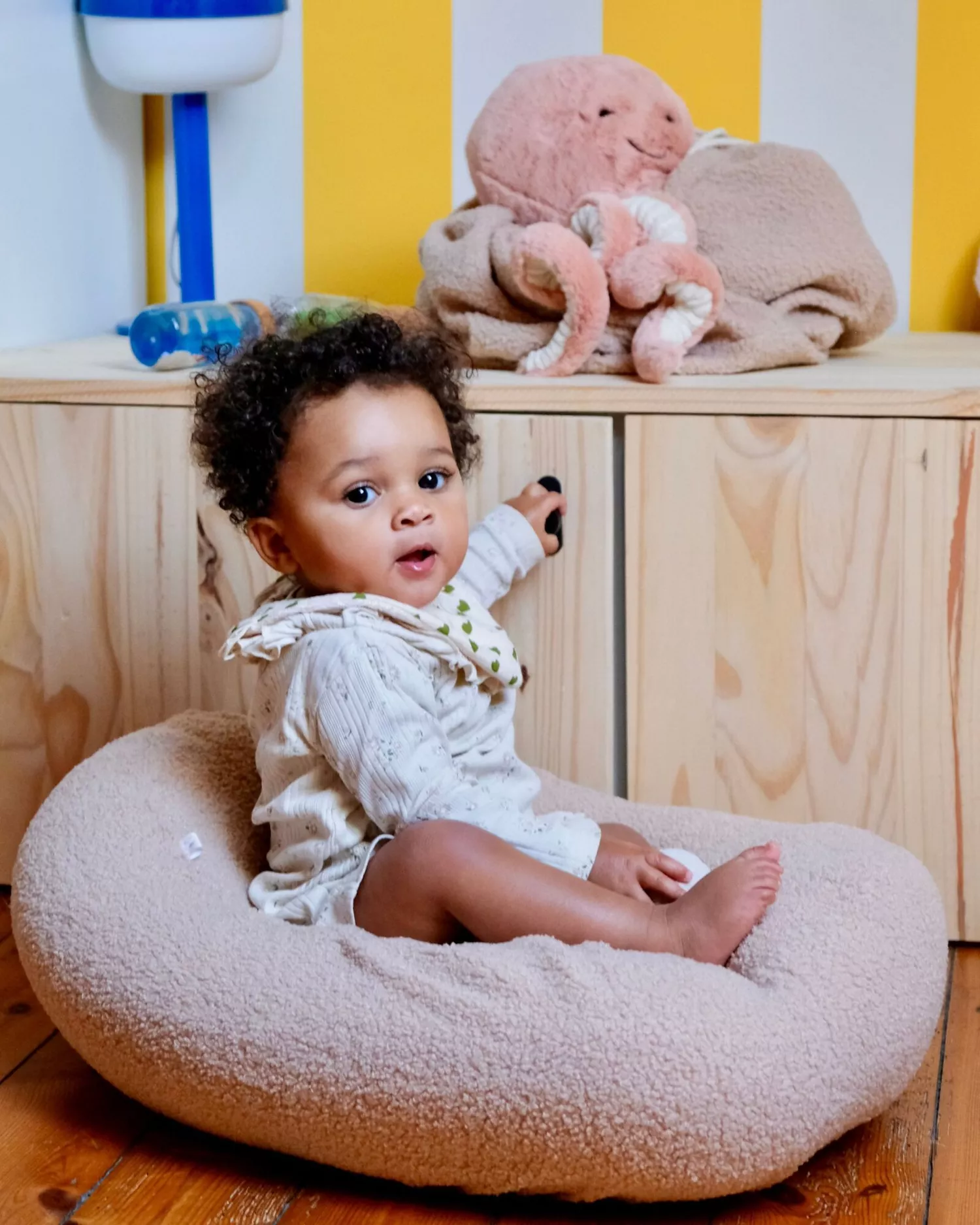 Nid Bag « Teddy » – Housse pour coussin d’allaitement / Sac de rangement.