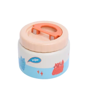 Pot isotherme en acier inoxydable MEOWTIFUL CATS 350ml.