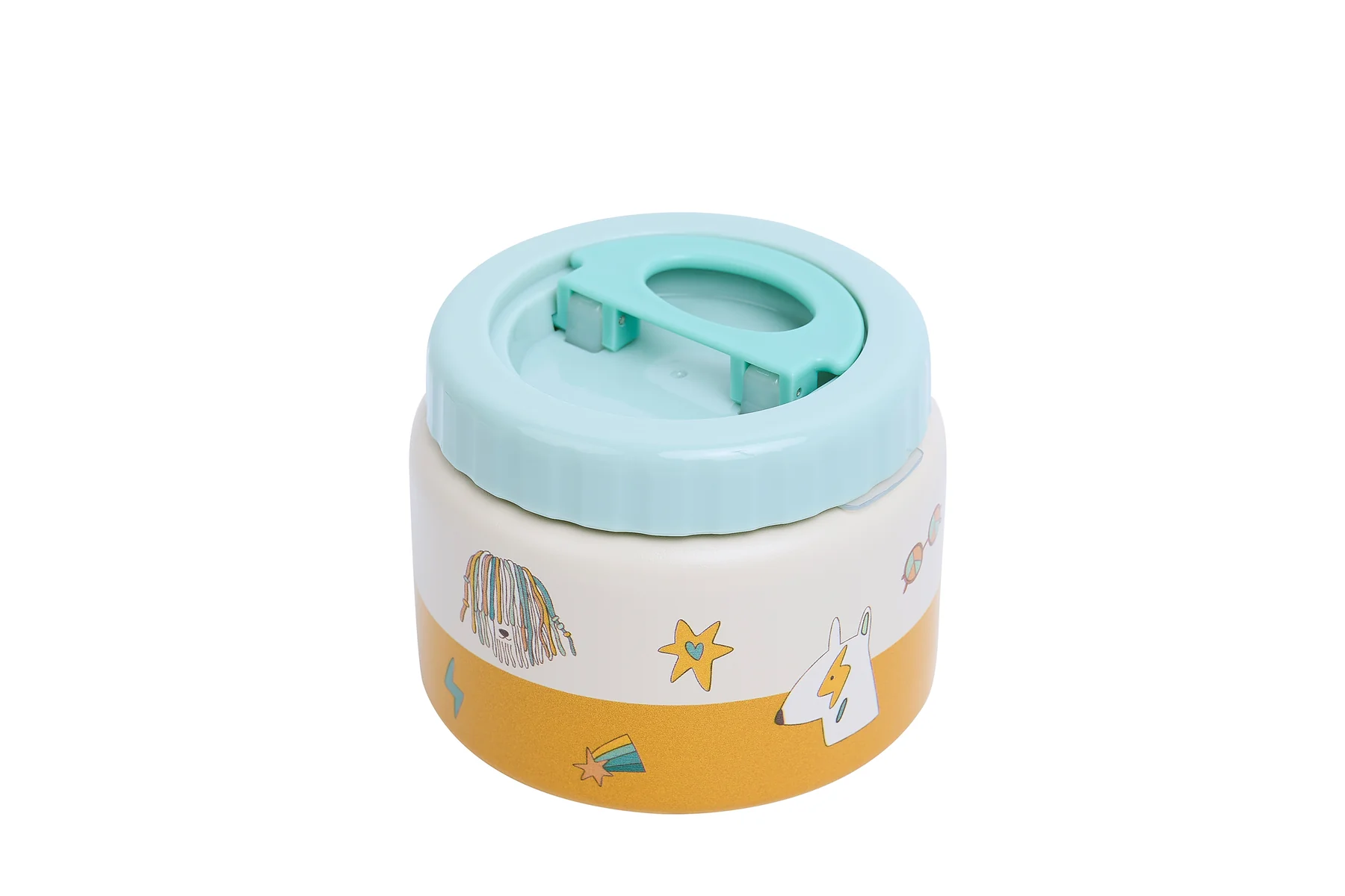 Pot isotherme en acier inoxydable FUNKY DOGS 350ml.