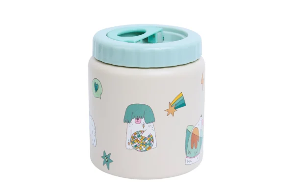 Pot isotherme en acier inoxydable FUNKY DOGS 500ml.