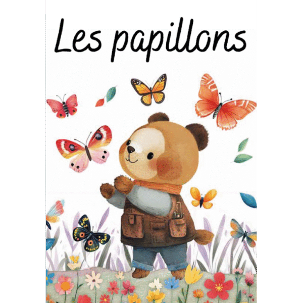 Puzzle magique à l’eau – Les papillons. - Image 2