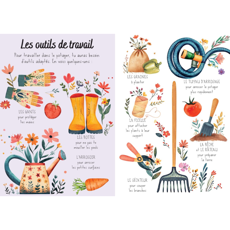 Puzzle magique à l'eau - Le potager. - Image 4