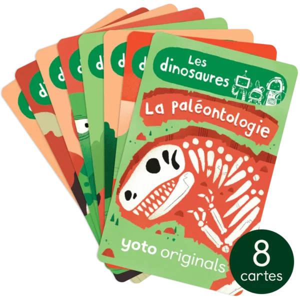Yoto Cartes (8) Explorobots : Les dinosaures.