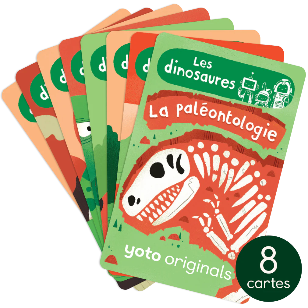 Yoto Cartes (8) Explorobots : Les dinosaures.