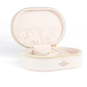 Coffret à bijoux Aura – Broderie Marguerite.