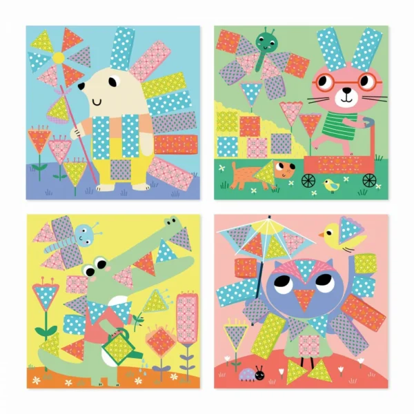 Coffret Créatif Découpage et Collage - 4 ans - Janod. - Image 3