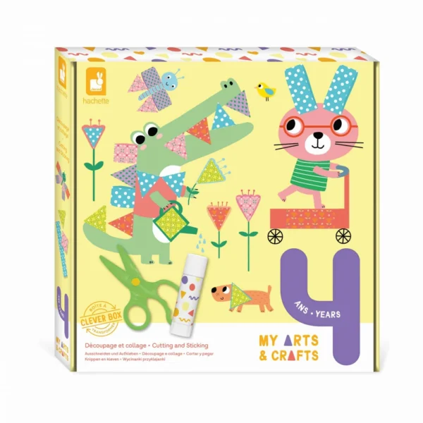 Coffret Créatif Découpage et Collage - 4 ans - Janod.