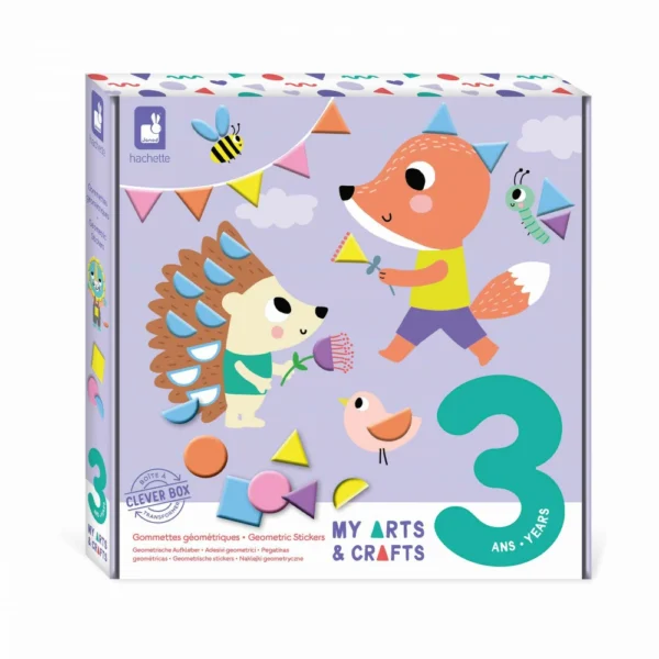 Coffret créatif Gommettes Géométriques - 3 ans - Janod.