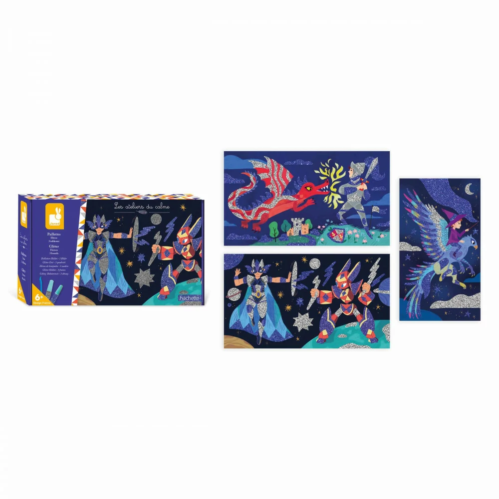 Coffret créatif Paillettes Héros - Janod. - Image 5