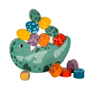 Jeu d&rsquo;équilibre « Dino » FSC 100% | Motricité | Jouets en bois.
