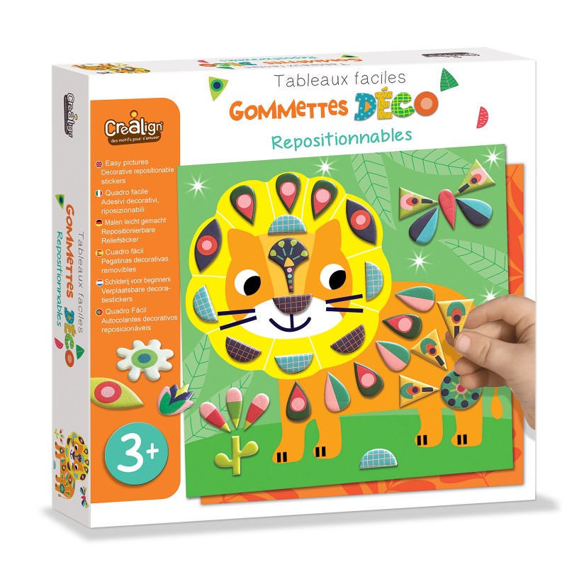 Gommettes Repositionnables « Dans ma savane ».