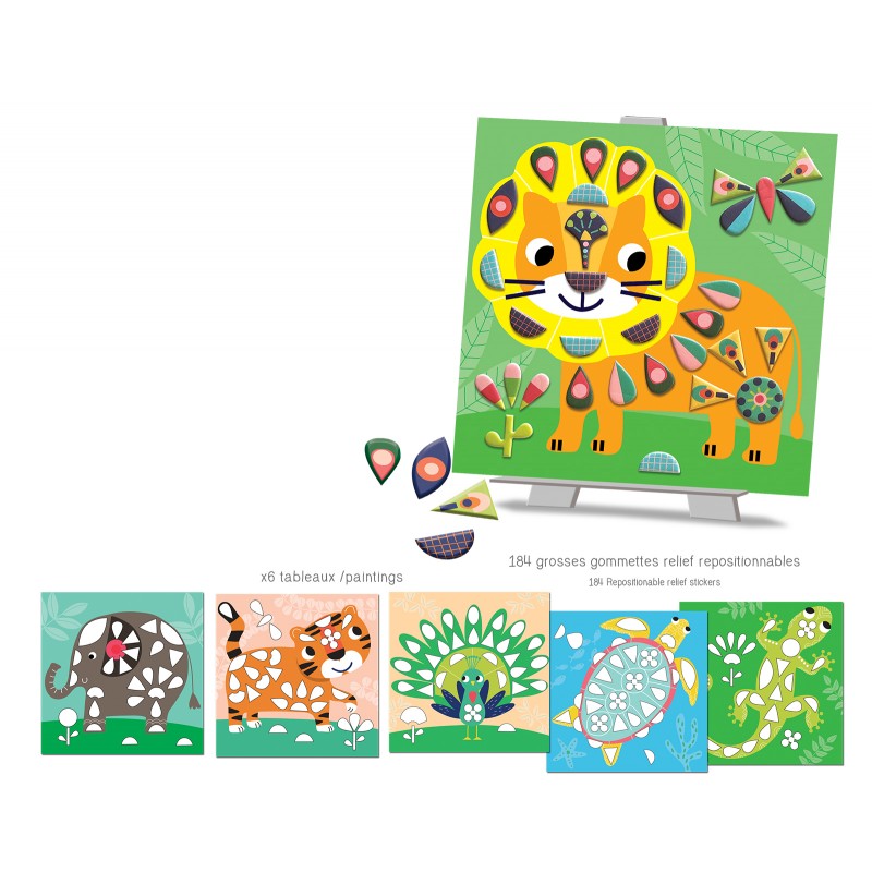 Gommettes Repositionnables "Dans ma savane". - Image 2