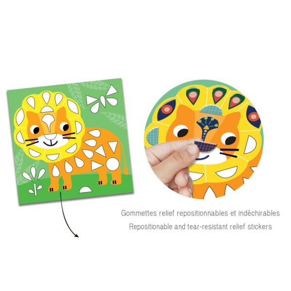 Gommettes Repositionnables "Dans ma savane". - Image 3