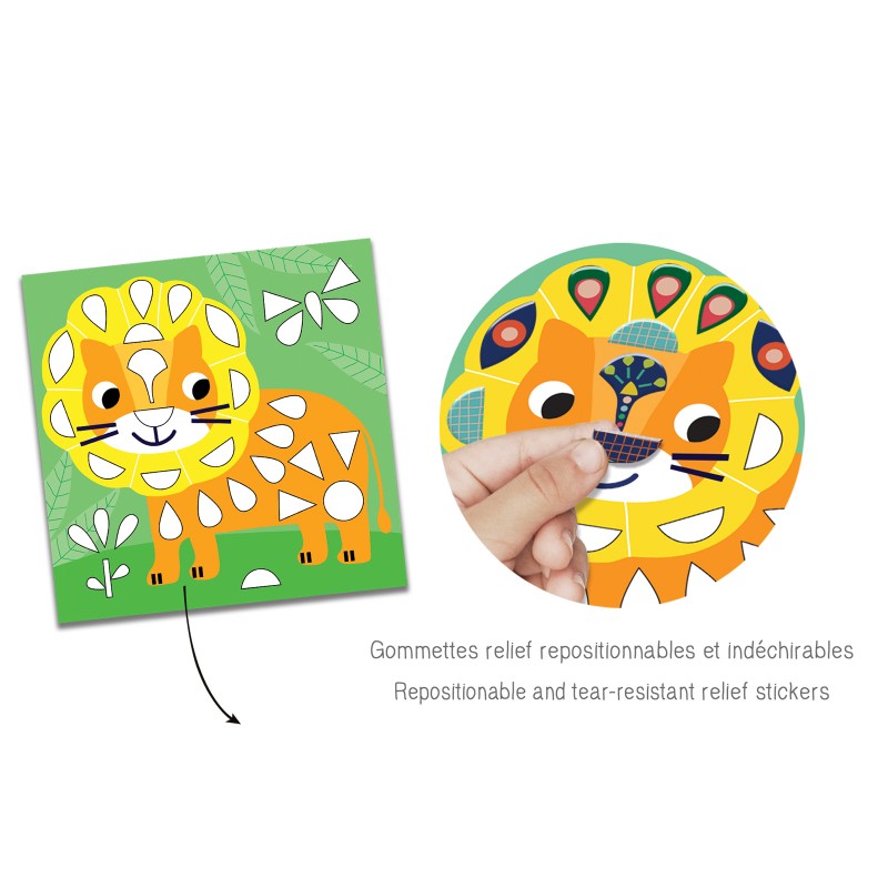 Gommettes Repositionnables "Dans ma savane". - Image 3
