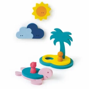 Quut – Puzzle de Bain – L’Ile au trésor.