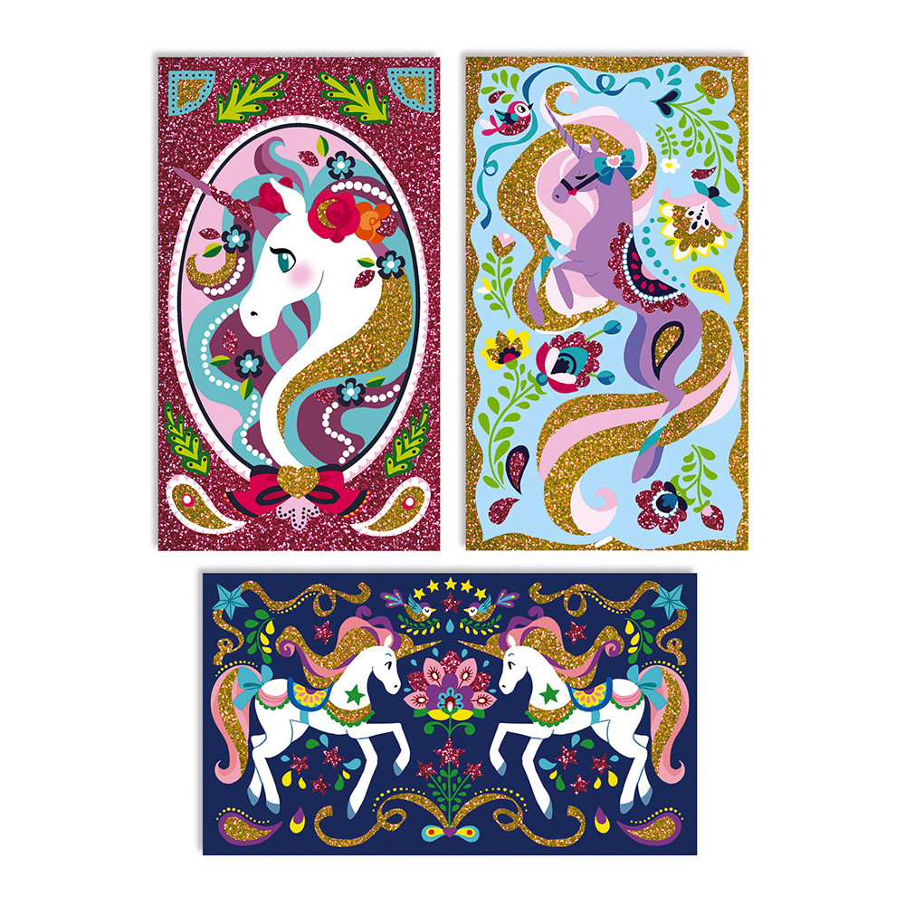 Kit Créatif Paillettes Licornes - Janod. - Image 7