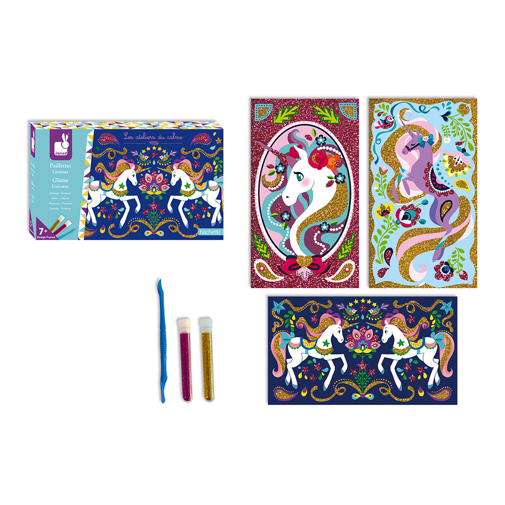 Kit Créatif Paillettes Licornes - Janod. - Image 8