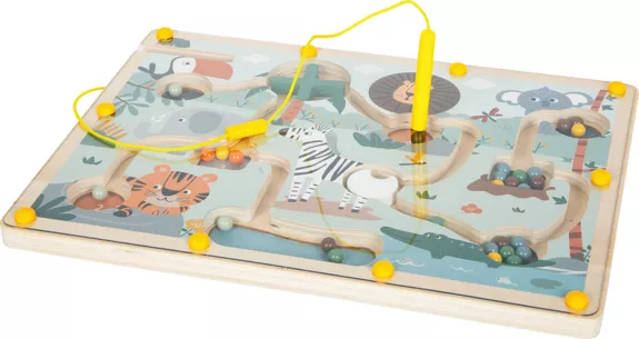 Labyrinthe magnétique « Safari »  | Jouets en bois. - Image 2