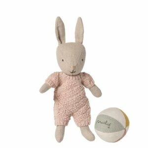 Maileg Coffret lapin, Micro – Sable – Rose.