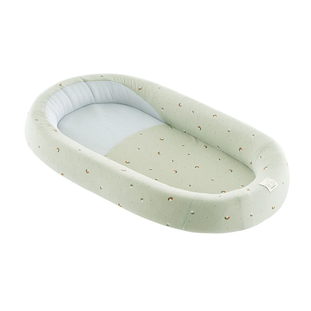 Traumeland Cocoon Babynest home air fiore green.