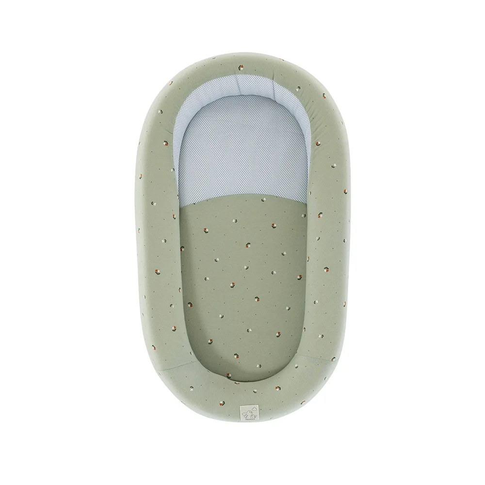 Traumeland Cocoon Babynest home air fiore green. - Image 2