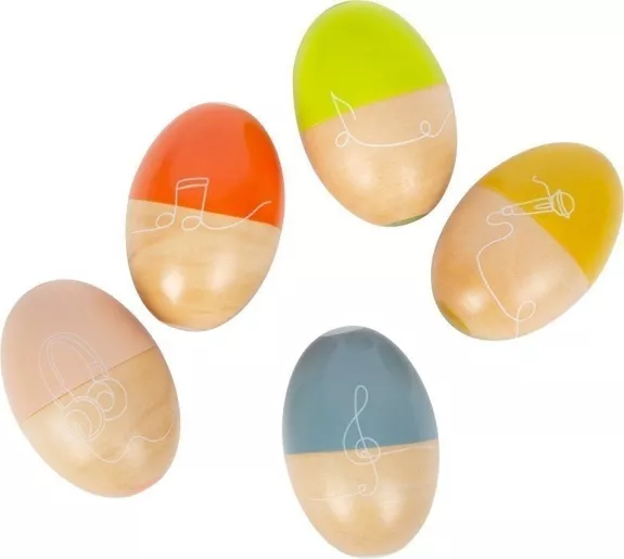 Oeufs musicaux « Groovy Beats » | instrument de musique | Jouets en bois.