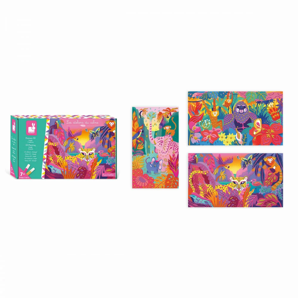 Peinture 3D Jungle - Janod. - Image 5