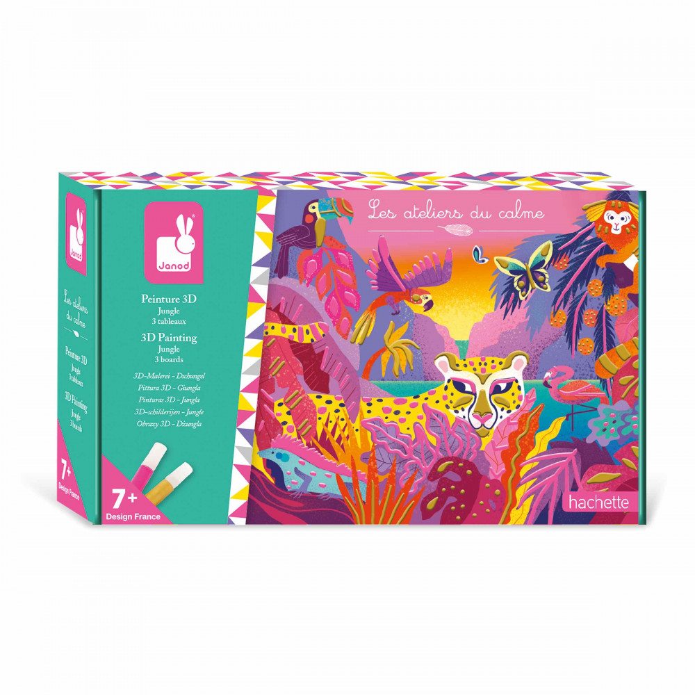 Peinture 3D Jungle – Janod.