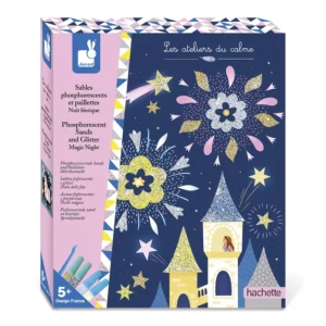Kit Créatif – Sables Phosphorescents et Paillettes Nuit Féérique – Janod.