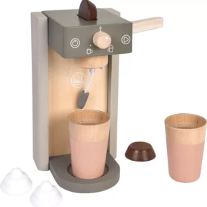 Set machine à café gris | Jouets en bois.