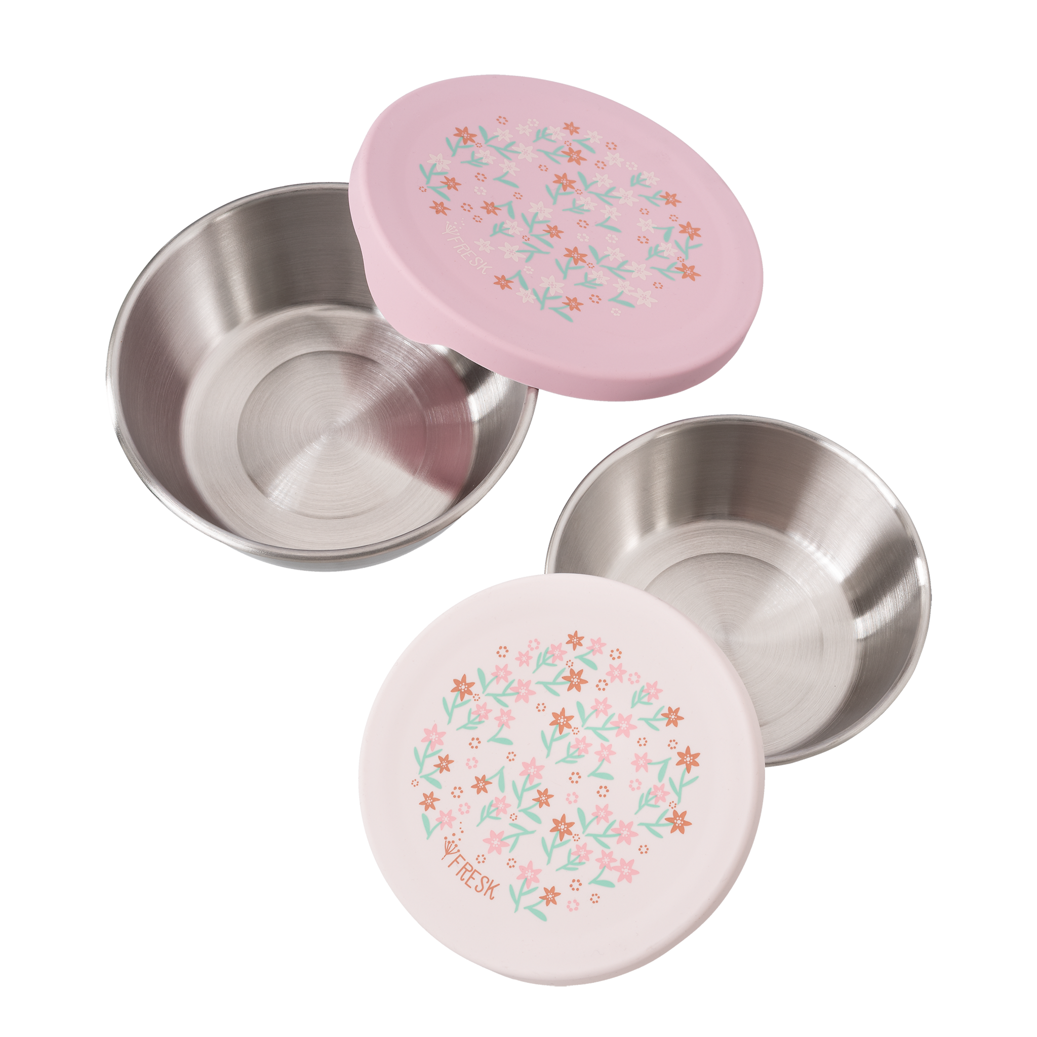 Fresk Snackbox set 2 pcs. Garden flowers. - Image 2