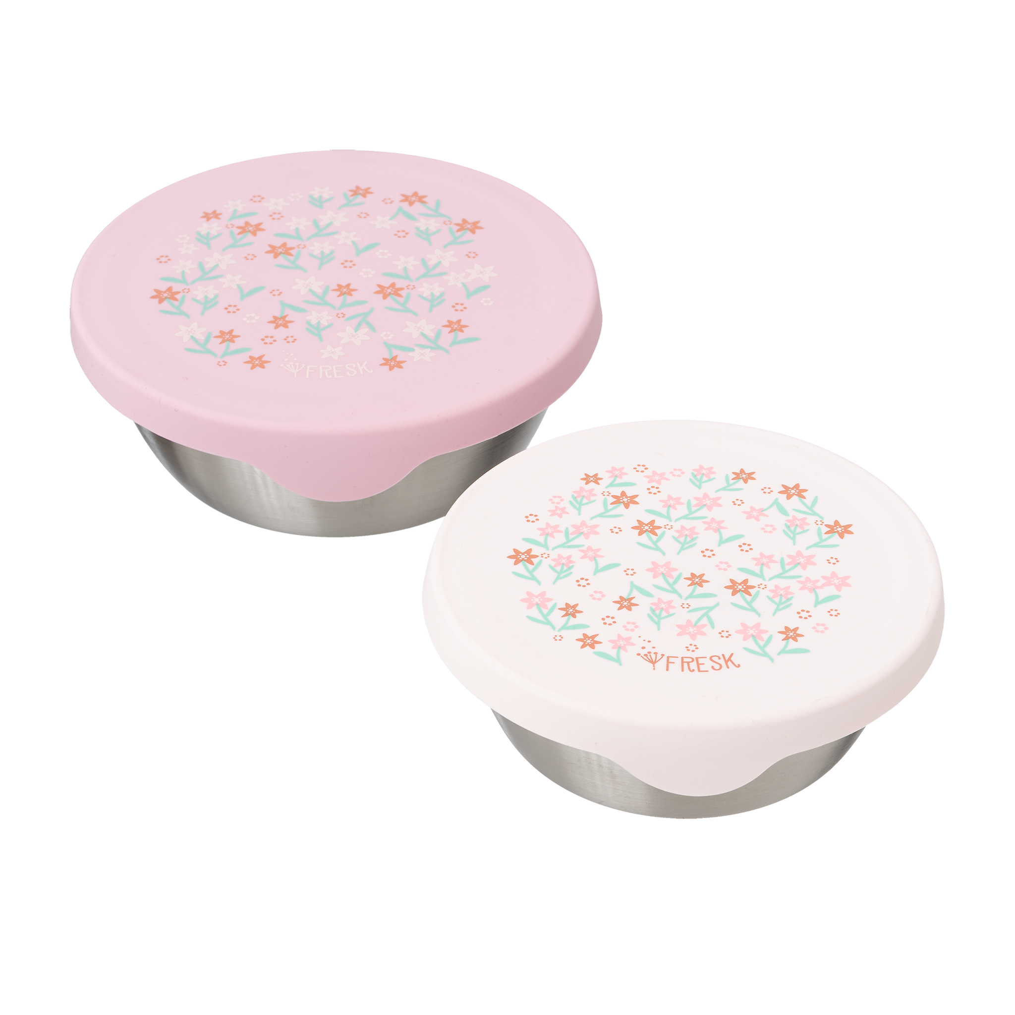 Fresk Snackbox set 2 pcs. Garden flowers.