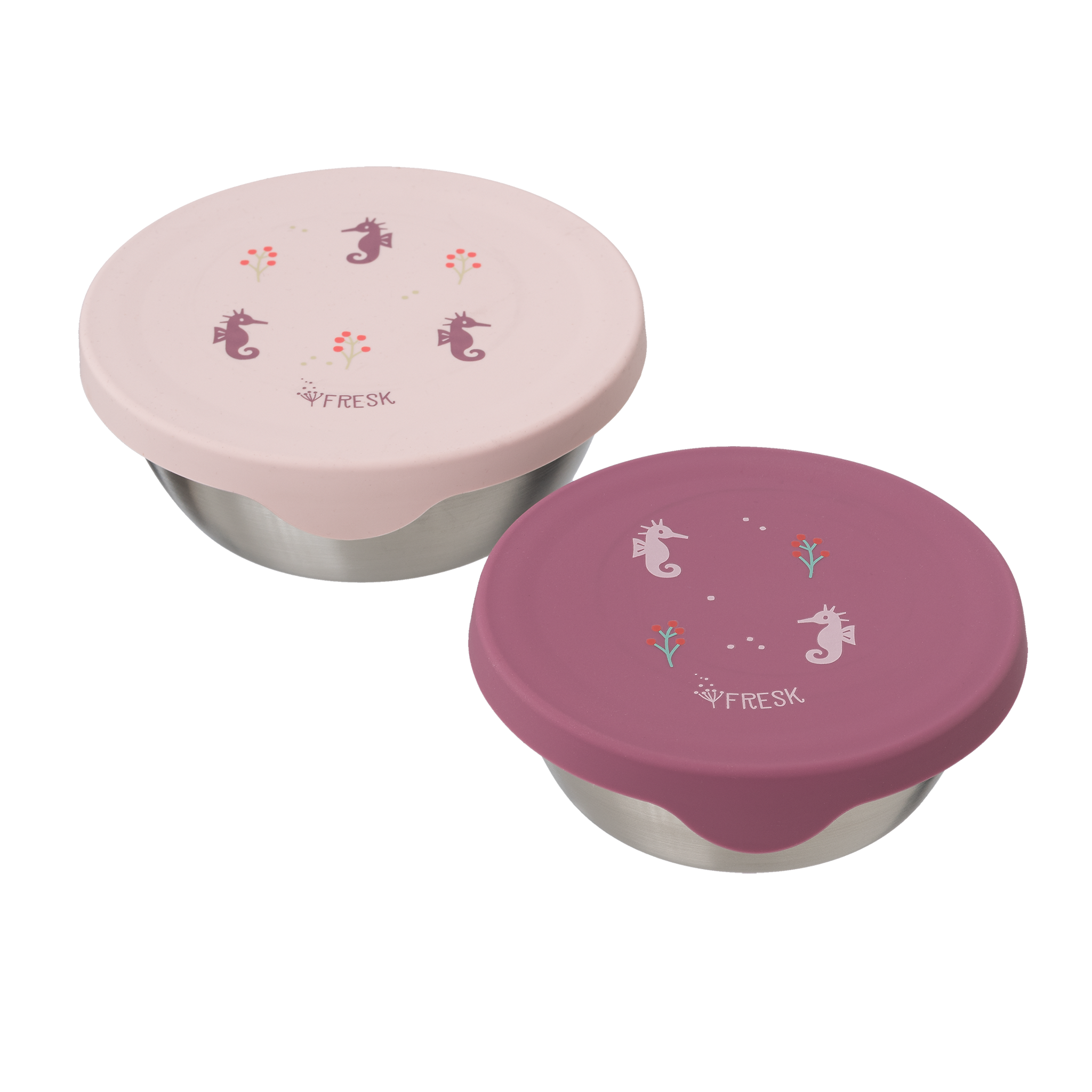 Fresk Snackbox set 2 pcs. Seahorse.