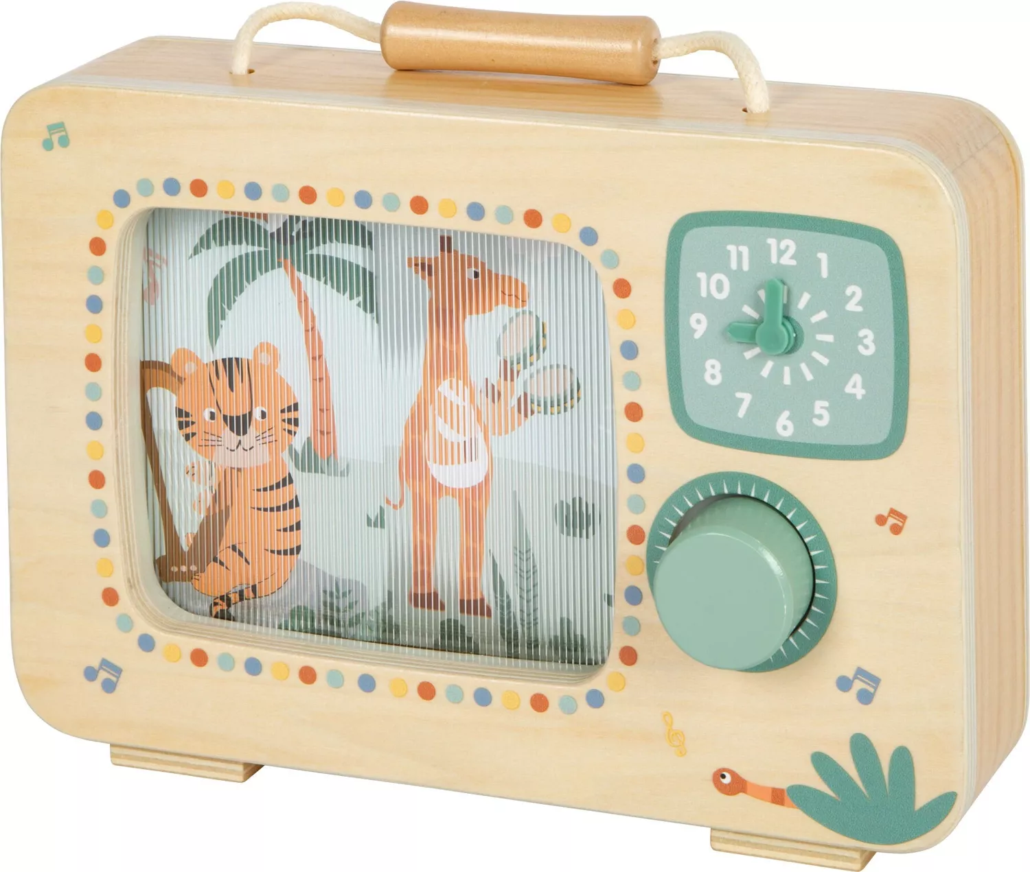 Télé-comédie musicale « Safari » | Boîtes à musique | Jouets en bois. - Image 2