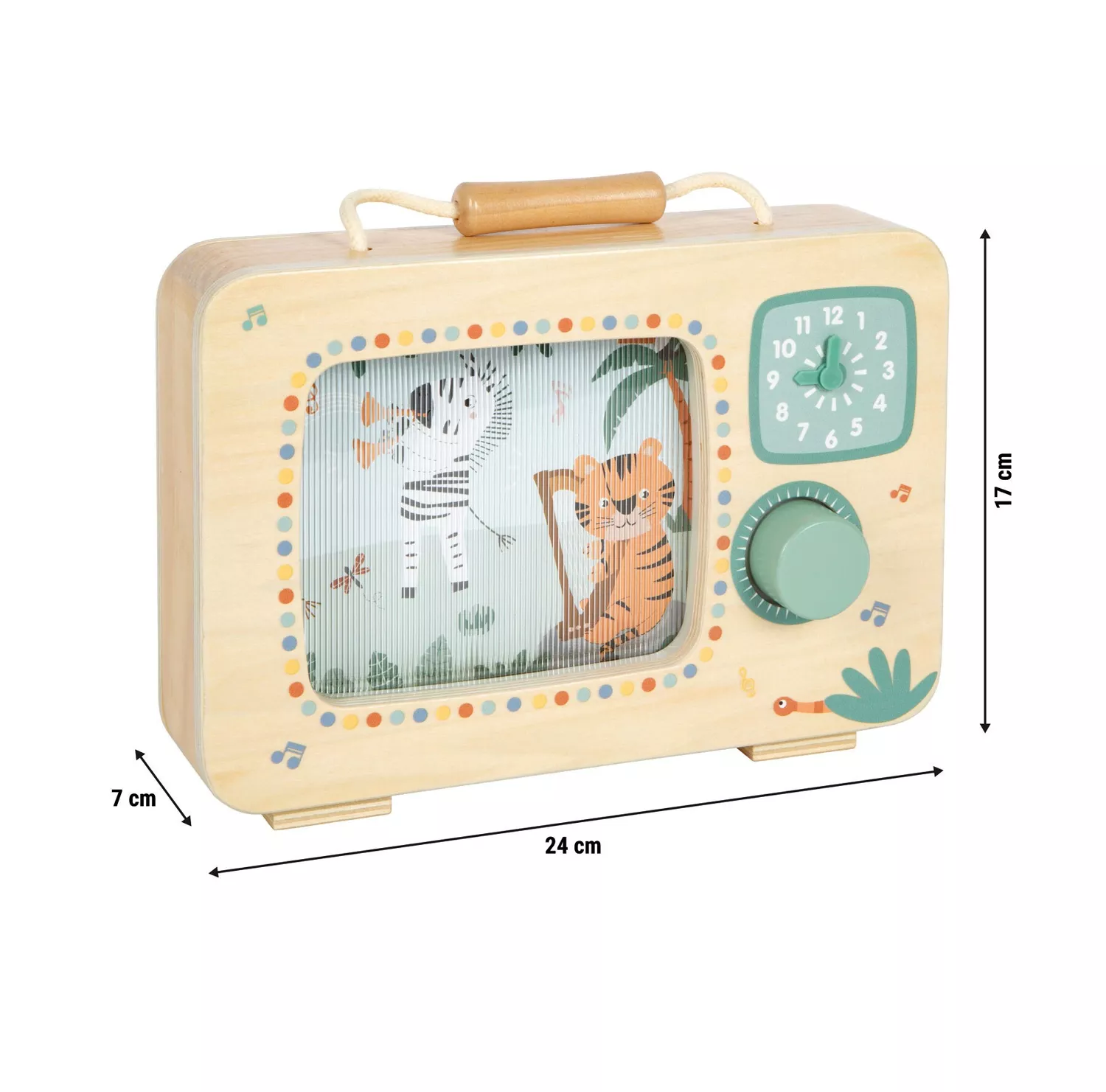Télé-comédie musicale « Safari » | Boîtes à musique | Jouets en bois. - Image 4